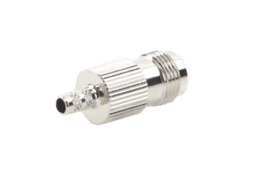 Conector TNC Hembra de Anillo Plegable para Cables RG-58/U, RG-142/U, Niquel /Oro /Delrin.