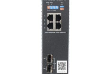 Switch Industrial PoE hasta , Ideal para temperaturas Extremas y protección contra descargas, 1 x PoE++ Port, 3 x PoE+ Ports, and 2 x SFP Uplink Ports