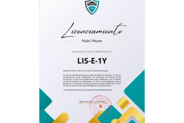 Paquete Licencia 1 año (5 en 1), para Funciones Avanzadas Firewall modelo RG-WALL1600-Z3200-S