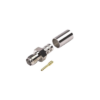 Conector SMA Hembra de Anillo Plegable para Cables RG-8/X, LMR-240, 9258, Niquel/Oro/Teflón.