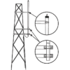 Kit para Montaje Lateral en Torre, Antenas UHF Serie HD Hustler