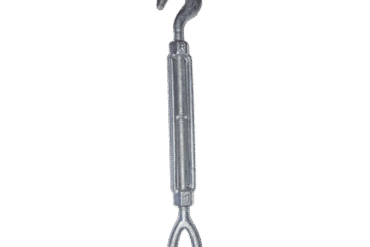 Tensor de 1/2" x 6" Acero Forjado OJO-GANCHO Galv. Inmersión en Caliente (Carga Max. 1000 Kg).