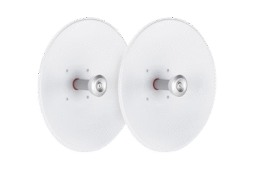 Paquete de 2 antenas UltraDish de 27.5 dBi, conector tipo Twistport y montaje innovador, 5180 - 6400 MHz