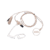 Kit de Micrófono-Audífono profesional de 2 cables para KENWOOD NX-340/320/420, TK-3230/3000/3402/3312/3360/3170