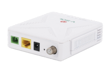ONU Dual G/EPON con 1 Puerto SC/APC + 1 puerto LAN Gigabit + 1 puerto CATV