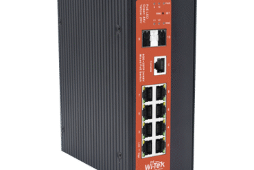 Switch Industrial administrable con 2 puertos PoE bt y 6 puertos Gigabit Ethernet con PoE 802.3af/at y 24V Pasivo + 2 SFP Gigabit, 240 W