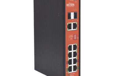 Switch Industrial PoE++ y pasivo de 24V / No administrable / Con 8 puertos Gigabit + 2 SFP combo / Presupuesto 300W
