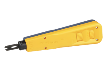 Herramienta de Impacto, con Cuchilla para Terminación de Conectores 110 IDC, Color Amarillo - Fluke Networks