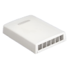 Caja de montaje en superficie para 6 módulos - Blanco Mate