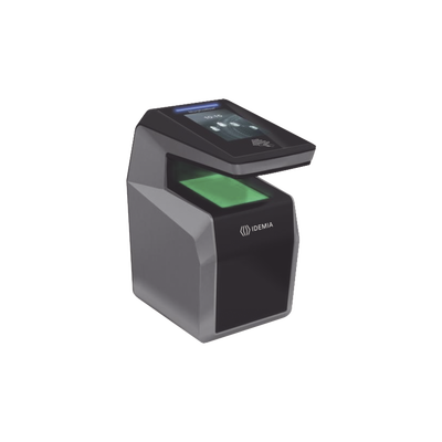 Lector de Huellas Sin Contacto MorphoWave XP MDPI / 40.000 Usuarios (expandible a 100.000 con licencia) / Lector de Tarjetas Multiformato Mifare, Desfire, HID Prox, IClass, Seos, QR / IP65 / PoE
