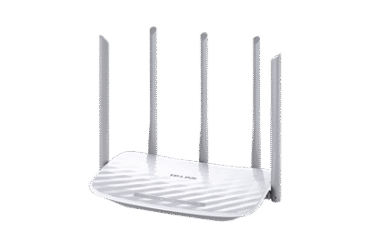 Router Inalámbrico doble banda AC, 2.4 GHz y 5 GHz Hasta 1350 Mbps, 5 antenas externas omnidireccional, 4 Puertos LAN 10/100 Mbps, 1 Puerto WAN 10/100 Mbps