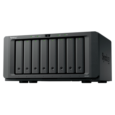 Servidor NAS de 8 Bahías (Expandible a 18 Bahías) / Hasta 324 TB / 4 GB RAM / Servicio Nube Gratis (P2P) / Administración Remota y Respaldo Programado