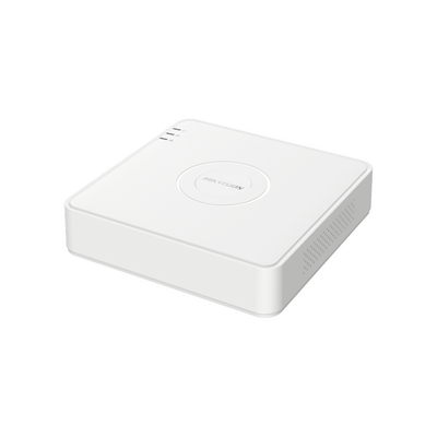DVR 2 Megapixel / 4 Canales TURBOHD / 1 Bahía de Disco Duro / H.265+ / Audio por Coaxitrion/ Detección de movimiento 2.0