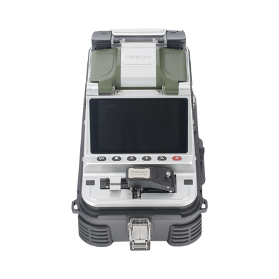 Fusionadora de Fibra Óptica MultiModo y MonoModo / 6 motores / Alineación por Núcleo / OPM + VFL / Cleaver Eléctrico de Gran Precisión