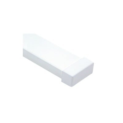 Tapa final blanca de PVC auto extinguible, para canaleta PT48 (6190-01002)