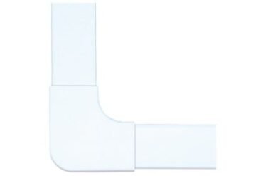 Sección en "L" color blanco de PVC auto extinguible, para canaleta PT48 (6130-01002)