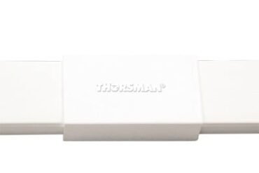 Pieza de unión color blanco de PVC auto extinguible, para canaleta TMK1720 (5280-02001)