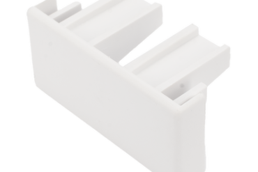 Tapa final color blanco de PVC auto extinguible, para canaleta TMK1735, TMK1735SD (5390-02001)