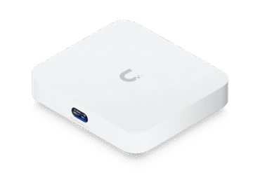 UniFi Cloud Gateway, Router multiWAN para balanceo/failover / Integra UniFi Network para administrar hasta 30 dispositivos UniFi, (1) puerto WAN 1/2.5 GbE y (4) puertos LAN GbE