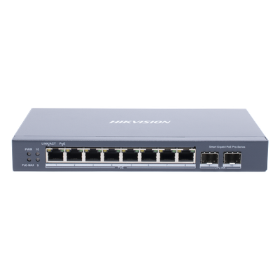 Switch Gigabit PoE+ / Administrable / 8 puertos 10/100/1000 Mbps PoE+…