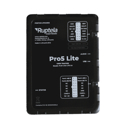 Rastreador 4G LTE CAT1/ Sensores Bluetooth / Vehiculos ligeros / Vehiculos pesados / Lectura CAN, OBD y LCV / Audio 2 vias / RFID