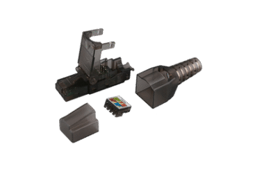 Plug modular RJ45 para Cable UTP Categoría 6A -Sin herramienta, para terminación en campo