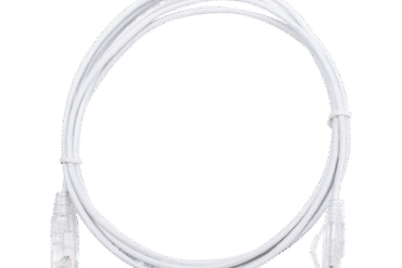Cable de Parcheo Slim UTP Cat6 - 2 m Blanco Diámetro Reducido (28 AWG)