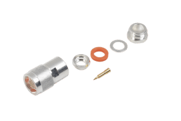 Conector N Macho de Rosca para Cables 9913, RFLASH-1113, 7810A, RG8/U-SYS, CNT-400, 8214, Plata/Oro/Teflón.