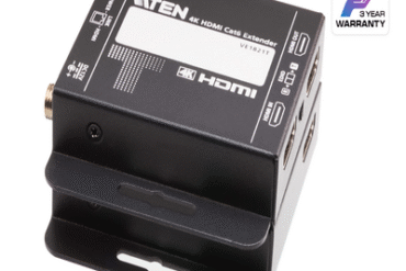Extensor HDMI HDBaseT con POH hasta 4k 330 pies