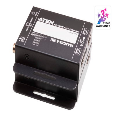Extensor HDMI HDBaseT con POH hasta 4k 330 pies