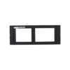 Placa de 1 Fila para DVC / Color Negro