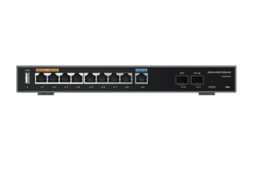 Router Gigabit VPN / Balanceador de cargas / 60,000 sesiones NAT / 9 puertos 10/100/1000 Mbps + 2 puertos SFP (WAN/LAN) / 1 puerto entrada PoE(af/at) / 2 puertos salida PoE (af/at) / Compatible con GWN Cloud.