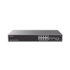 Switch Capa 3 Gigabit PoE+ Administrable / 8 puertos 10/100/1000 Mbps + 2 Puertos SFP+ 10G Uplink / Hasta 360W / Compatible con GWN Cloud.