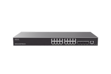 Switch Capa 3 Gigabit PoE+ Administrable / 16 puertos 10/100/1000 Mbps + 4 Puertos SFP+ 10G Uplink / Hasta 240W / Compatible con GWN Cloud.