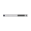 UniFi Switch USW-16-POE Gen2, Capa 2 de 16 puertos (8 puertos PoE 802.3af/at + 8 puertos Gigabit) + 2 puertos 1G SFP, 42W, pantalla informativa