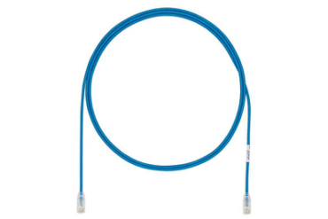 Cable de Parcheo UTP Cat6A, CM/LSZH, Diámetro Reducido (28AWG), Color Azul, 20cm