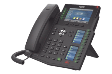 Teléfono IP Empresarial con Estándares Europeos, 20 lineas SIP con pantalla LCD a color, 60 teclas DSS/BLF, puertos Gigabit, IPv6, Opus y conferencia de 3 vías, PoE/DC