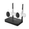 KIT 2 Cámaras Bala 2 Megapíxeles / 1 Grabadora Wi-Fi / Hasta 512 GB de Almacenamiento (No incluye Memoria SD) / Conexión con Hik-Connect/ Incluye Fuente y Cable RJ45
